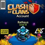 Clash of Clans Rathaus Level 13 Account