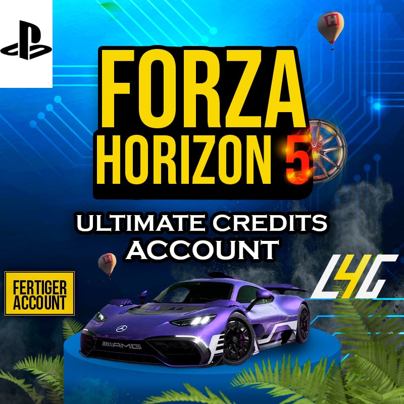 Forza Horizon 5 Credits Account, PS4, Auto, Ballon.
