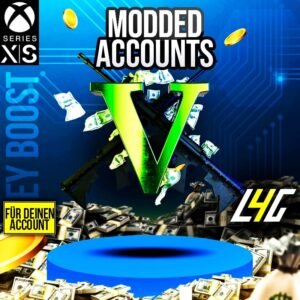 Modifizierte GTA V-Konten, Geldstapel, Gaming-Grafik