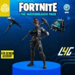 Fortnite The Wavebreaker Pack - Outfit, Doppel-Spitzhacke, Back Bling und 600 V-Bucks fuer deinen Account