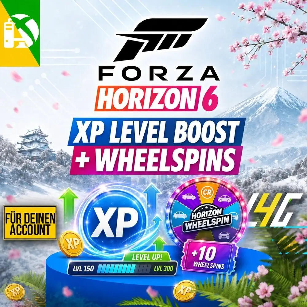 Forza Horizon 6 XP Level Boost + Wheelspins