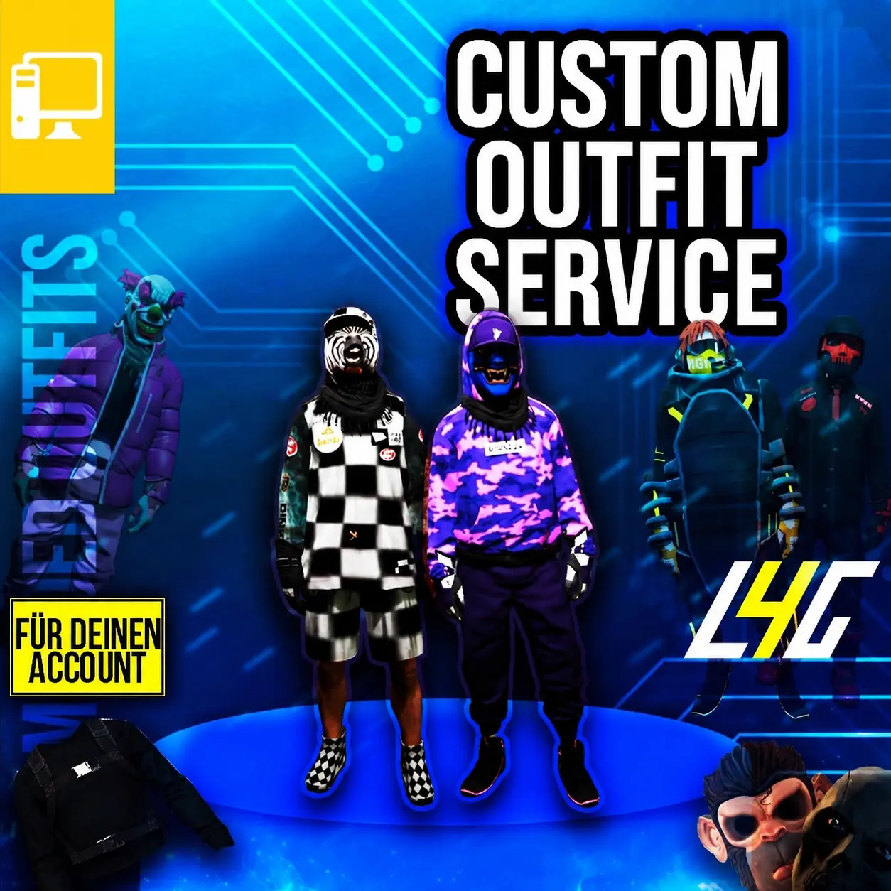 custom outfit service pc