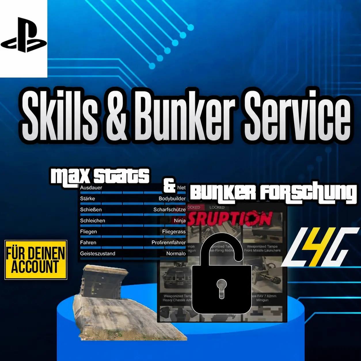 skills bunker ps4