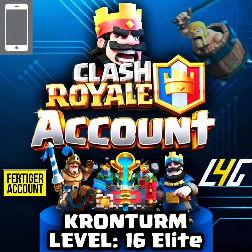 Clash Royale Account KT16 Elite – fertiger Account