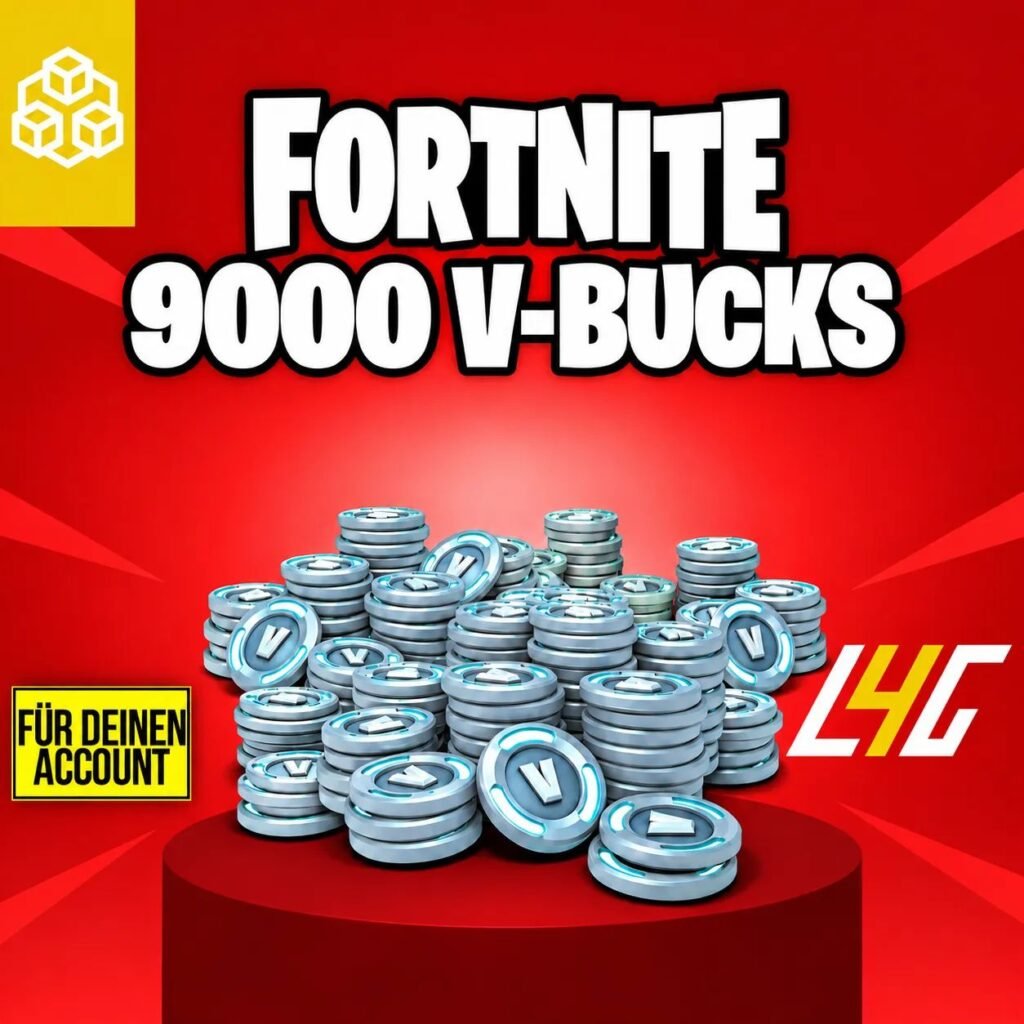 Fortnite 9.000 V-Bucks für deinen Account