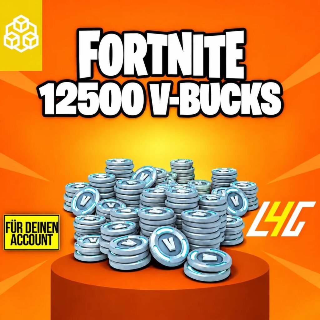 Fortnite 12.500 V-Bucks für deinen Account